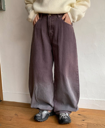 Hinba Pigment Washing Balloon Pants